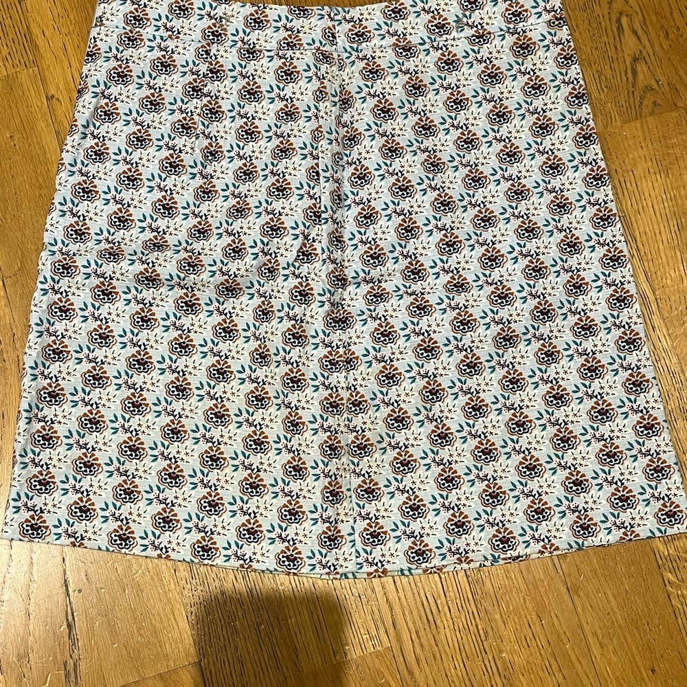 J.Crew floral skirt